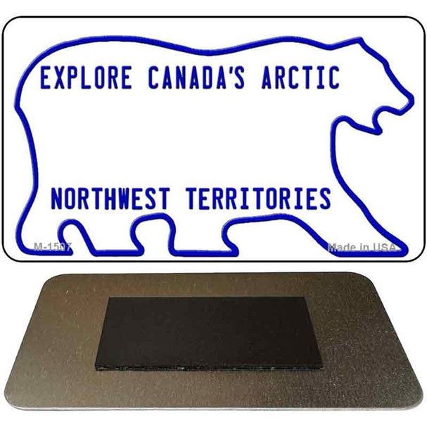 Northwest Territories Blank Novelty Metal Magnet M-1507