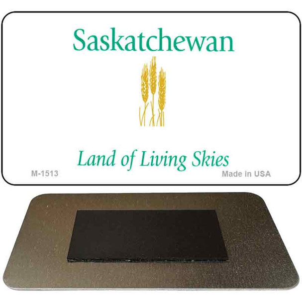 Saskatchewan Blank Novelty Metal Magnet M-1513