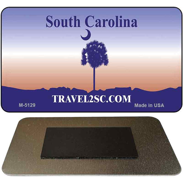 South Carolina State Blank Novelty Metal Magnet M-5129