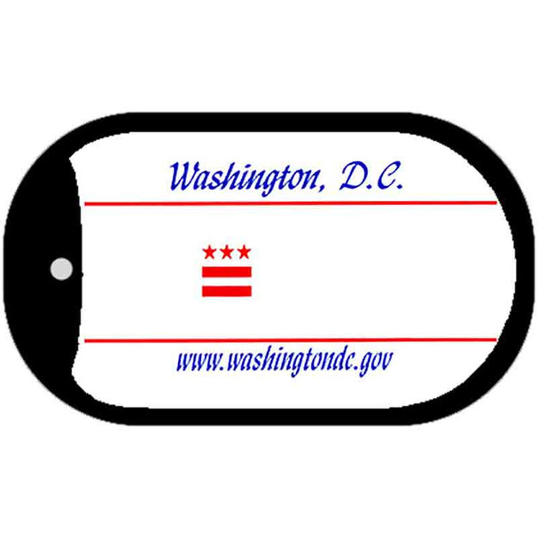 Washington DC State Blank Novelty Metal Dog Tag Necklace DT-2222