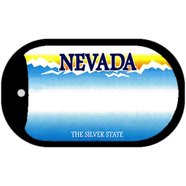 Nevada State Blank Novelty Metal Dog Tag Necklace DT-2243