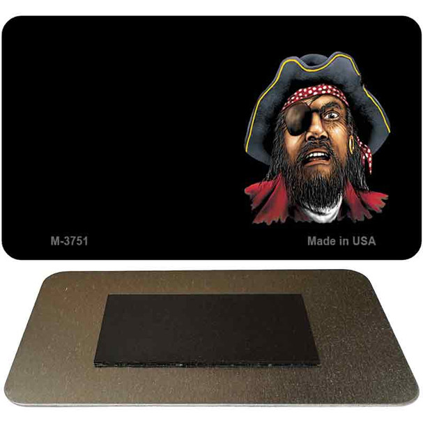 Pirate Offset Novelty Metal Magnet M-3751