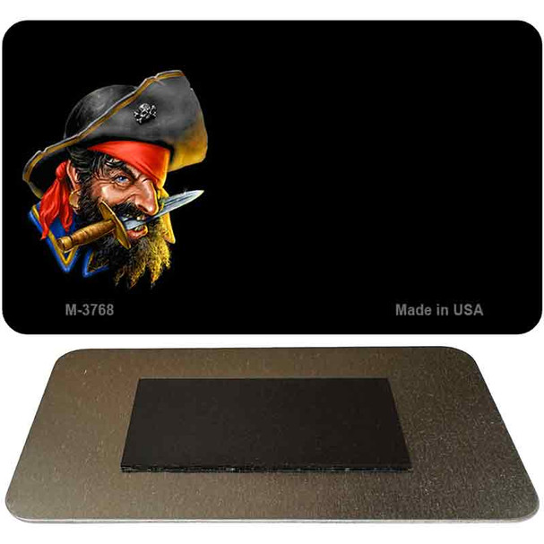 Pirate Offset Novelty Metal Magnet M-3768