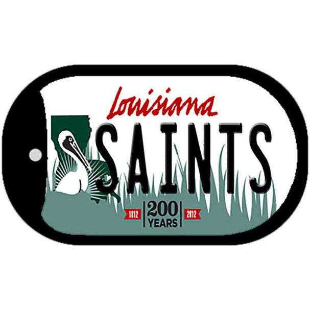 Saints Louisiana Novelty Metal Dog Tag Necklace DT-2044