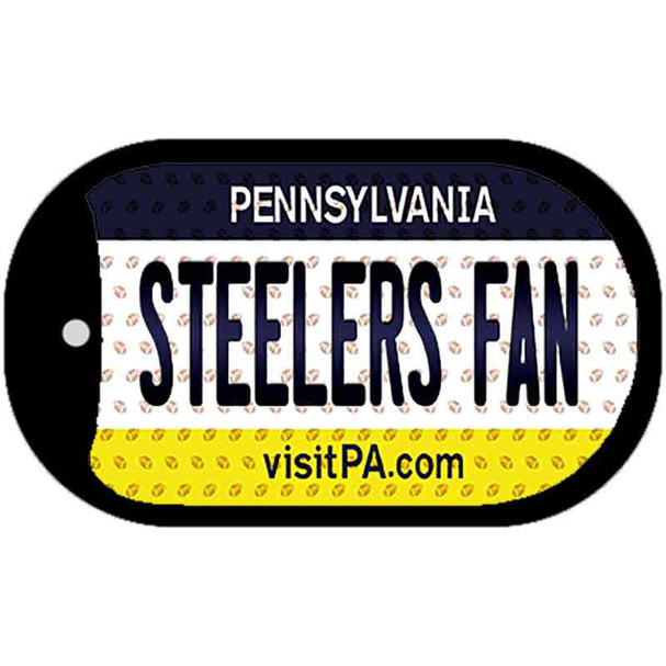Steelers Fan Pennsylvania Novelty Metal Dog Tag Necklace DT-10778