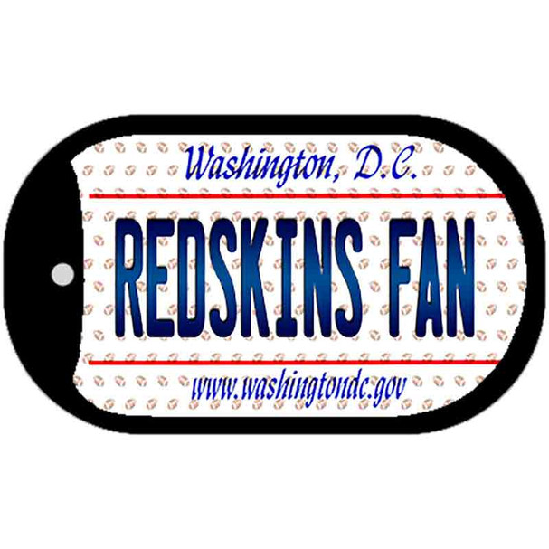 Redskins Fan Washington DC Novelty Metal Dog Tag Necklace DT-10782
