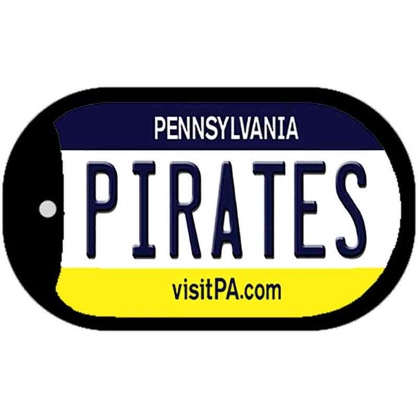 Pirates Pennsylvania Novelty Metal Dog Tag Necklace DT-2075