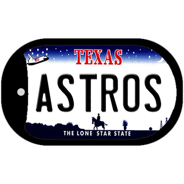 Astros Texas Novelty Metal Dog Tag Necklace DT-2083