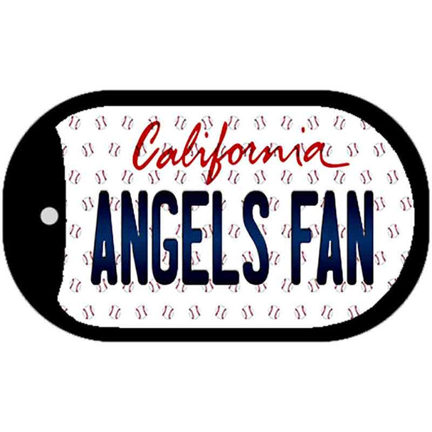 Angels Fan California Novelty Metal Dog Tag Necklace DT-10810