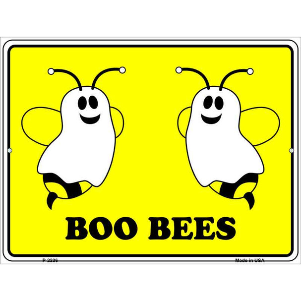 Boo Bees Metal Novelty Parking Sign