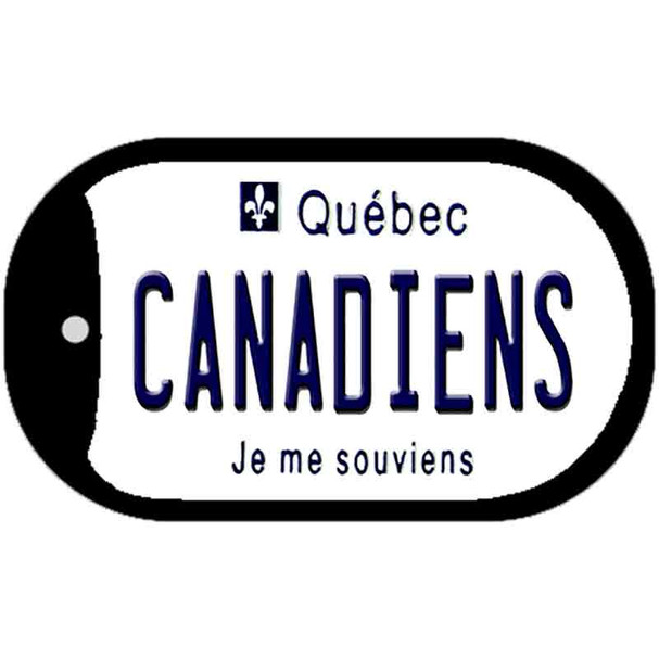 Canadiens Quebec Novelty Metal Dog Tag Necklace DT-2070