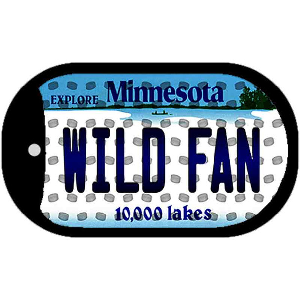 Wild Fan Minnesota Novelty Metal Dog Tag Necklace DT-10835