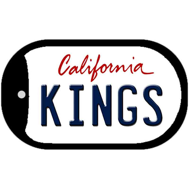 Kings California Novelty Metal Dog Tag Necklace DT-2588