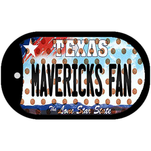 Mavericks Fan Texas Novelty Metal Dog Tag Necklace DT-10853