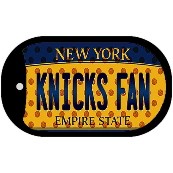 Knicks Fan New York Novelty Metal Dog Tag Necklace DT-10867