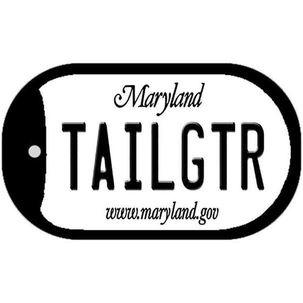 Tailgtr Maryland Novelty Metal Dog Tag Necklace DT-3679