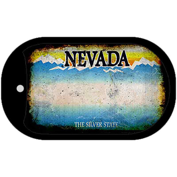 Nevada Rusty Blank Novelty Metal Dog Tag Necklace DT-8145