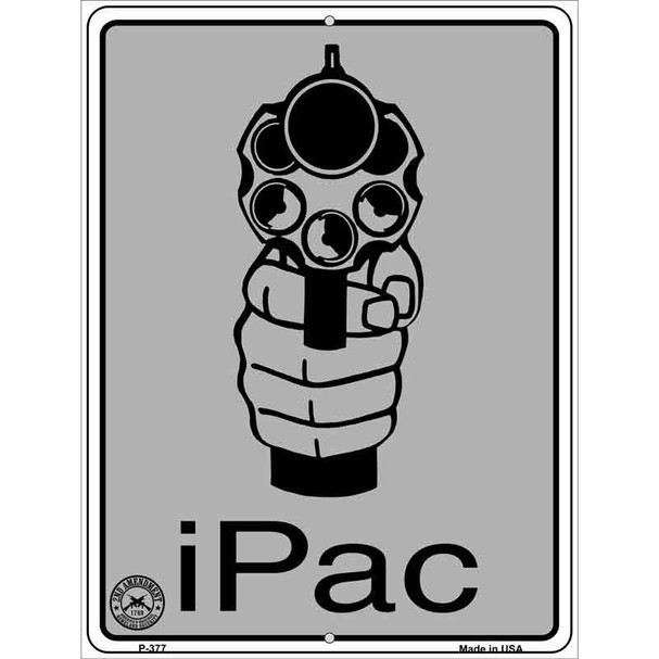 iPac Metal Novelty Parking Sign