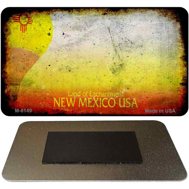 New Mexico Rusty Blank Novelty Magnet M-8149