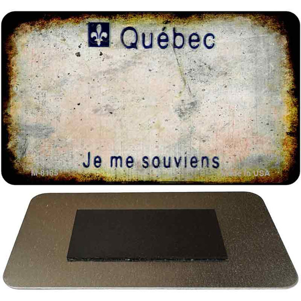 Quebec Rusty Blank Novelty Magnet M-8185