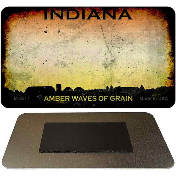 Indiana Rusty Blank Novelty Magnet M-8517