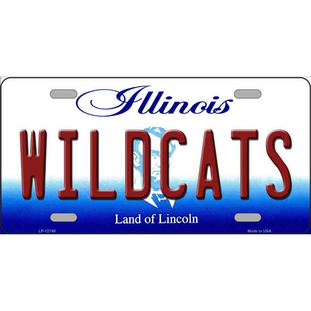 Wildcats Novelty Metal License Plate