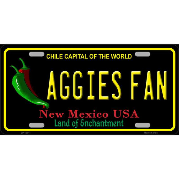 Aggies Fan Novelty Metal License Plate