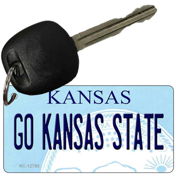 Go Kansas State Novelty Metal Key Chain KC-12780