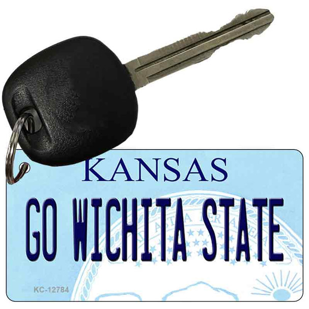 Go Wichita State Novelty Metal Key Chain KC-12784