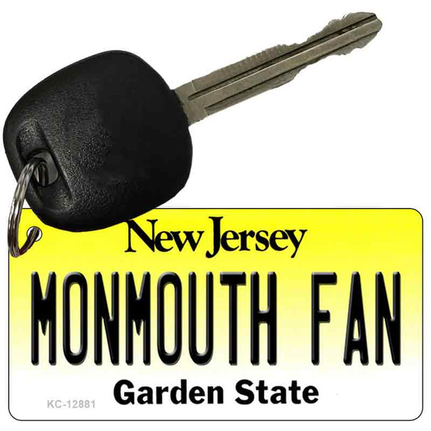 Monmouth Fan Novelty Metal Key Chain KC-12881