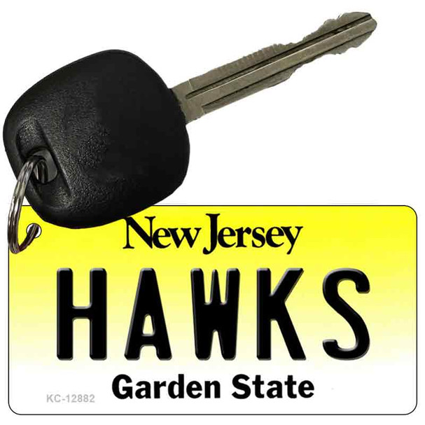 Hawks Novelty Metal Key Chain KC-12882