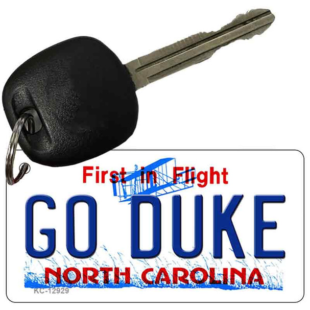 Go Duke Novelty Metal Key Chain KC-12929