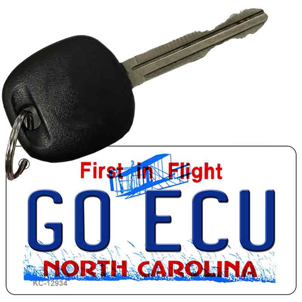 Go East Carolina Univ Novelty Metal Key Chain KC-12934