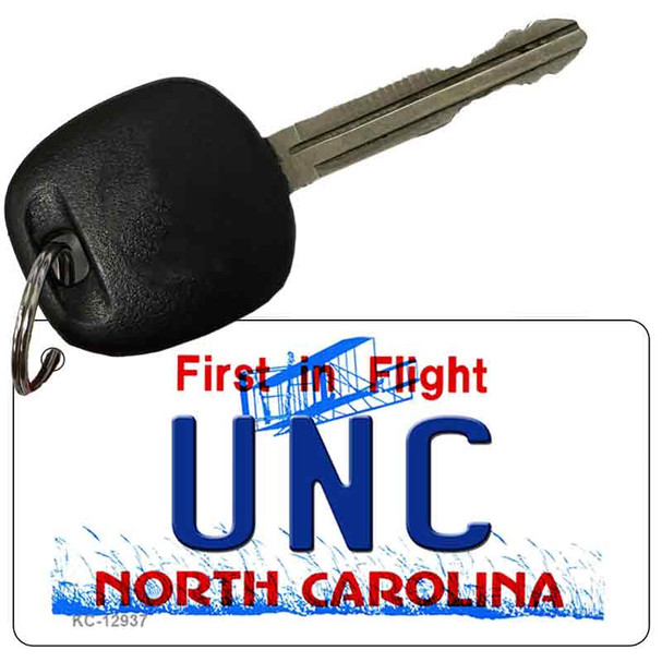Univ North Carolina Novelty Metal Key Chain KC-12937