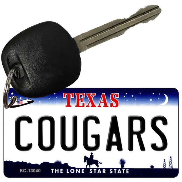 Cougars Novelty Metal Key Chain KC-13040