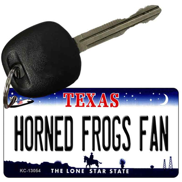 Horned Frogs Fan Novelty Metal Key Chain KC-13054