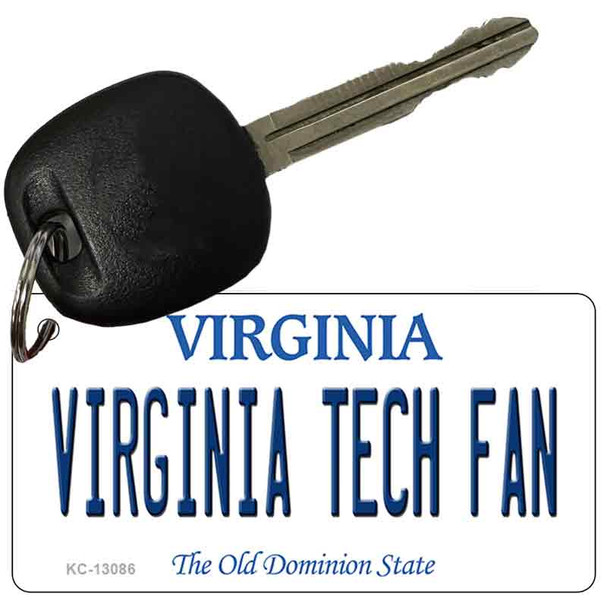 Virginia Tech Fan Novelty Metal Key Chain KC-13086