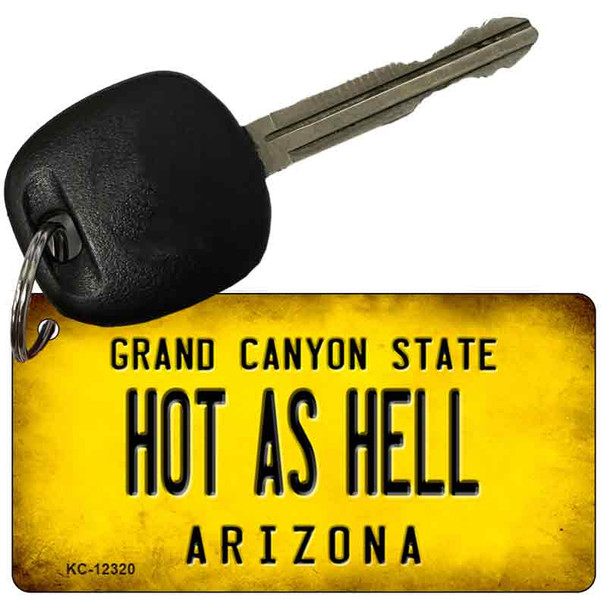 Arizona Hot as Hell Novelty Metal Key Chain KC-12320