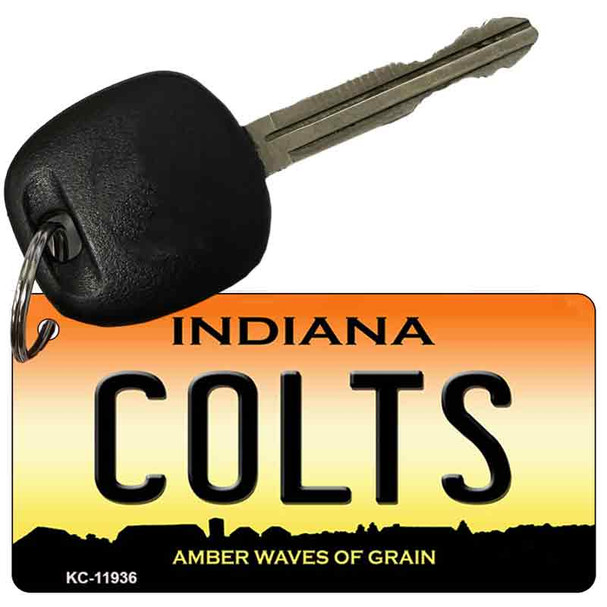 Indiana Colts Novelty Metal Key Chain KC-11936