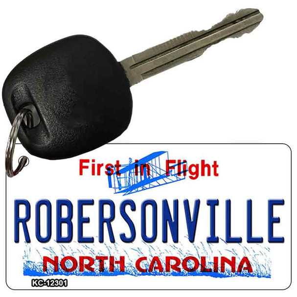 North Carolina Robersonville Novelty Metal Key Chain KC-12301