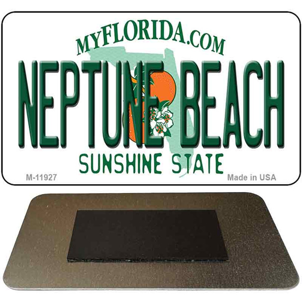 Florida Neptune Beach Novelty Metal Magnet M-11927