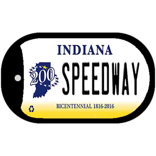 Indiana Speedway Novelty Metal Dog Tag Necklace DT-6367