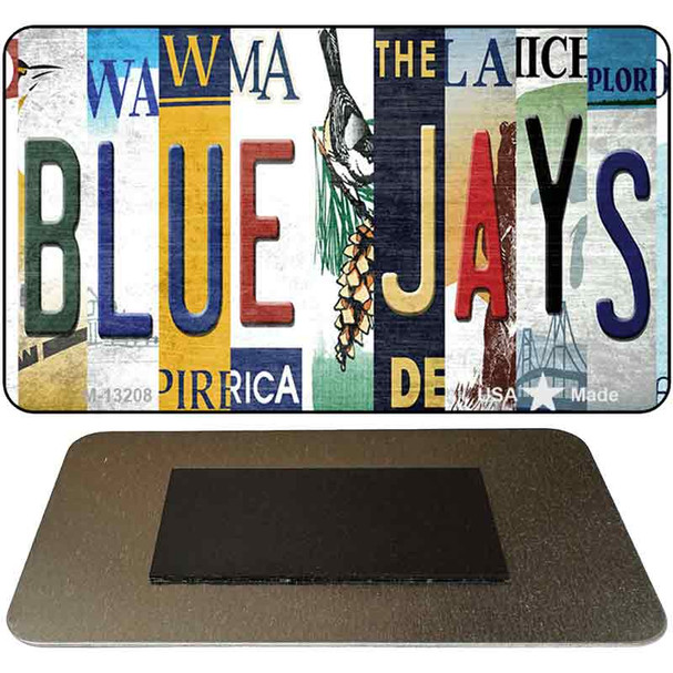Blue Jays Strip Art Novelty Metal Magnet M-13208