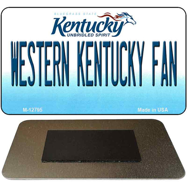Western Kentucky Fan Novelty Metal Magnet M-12795