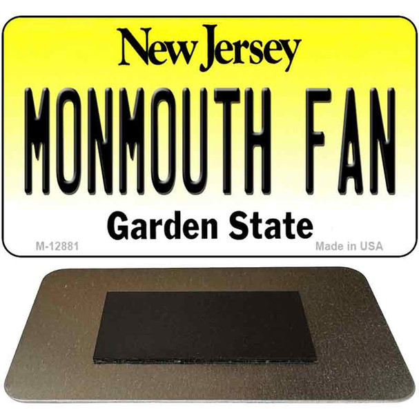Monmouth Fan Novelty Metal Magnet M-12881