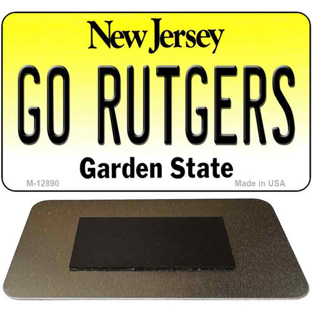 Go Rutgers Novelty Metal Magnet M-12890