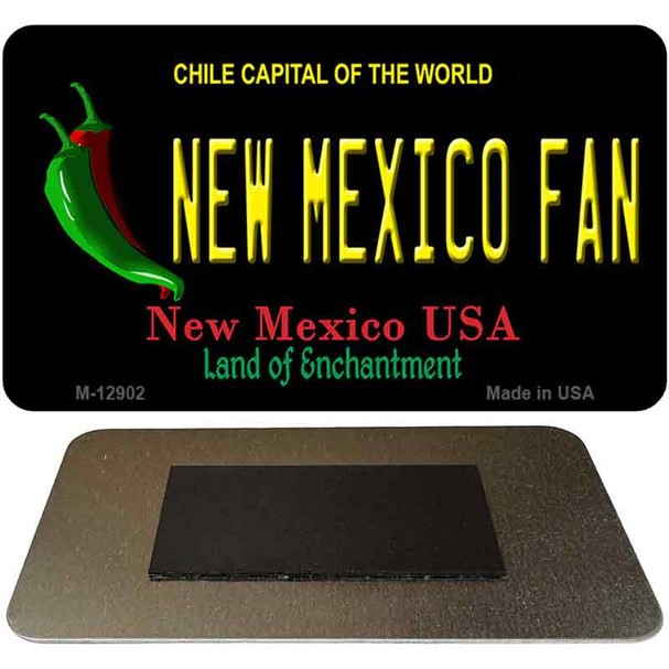 New Mexico Fan Novelty Metal Magnet M-12902