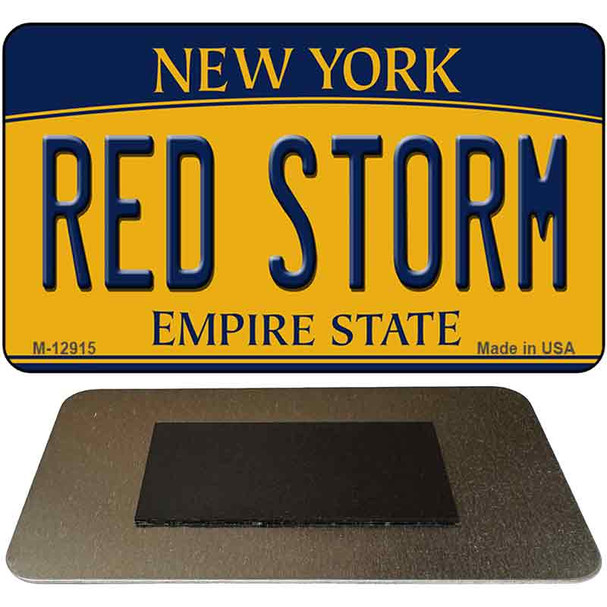 Red Storm Novelty Metal Magnet M-12915