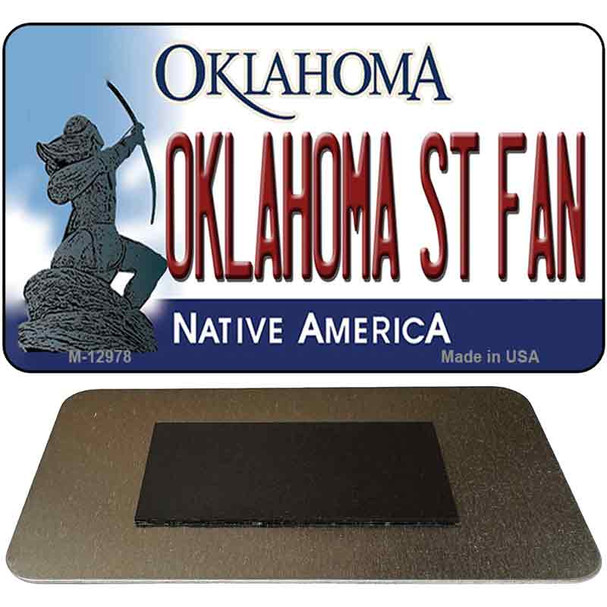 Oklahoma State Fan Novelty Metal Magnet M-12978