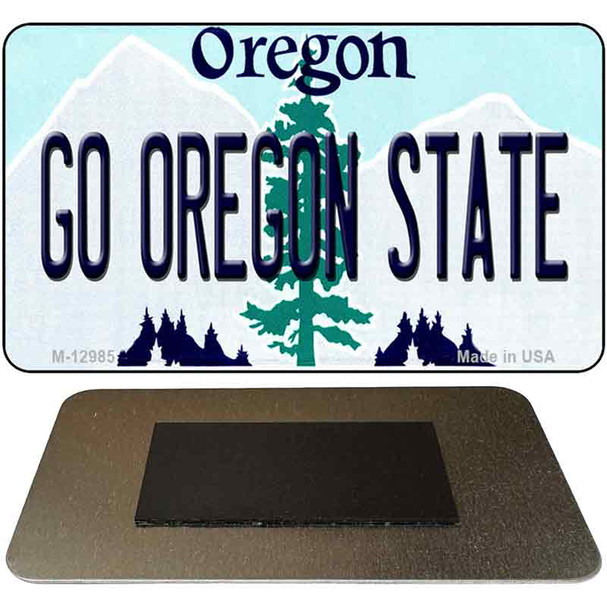 Go Oregon State Novelty Metal Magnet M-12985